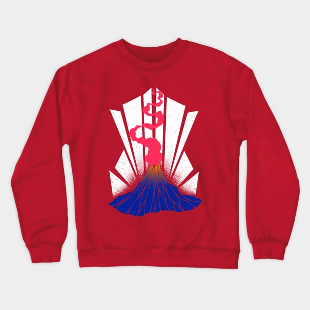 Eruption Crewneck Sweatshirt by barmalisiRTB